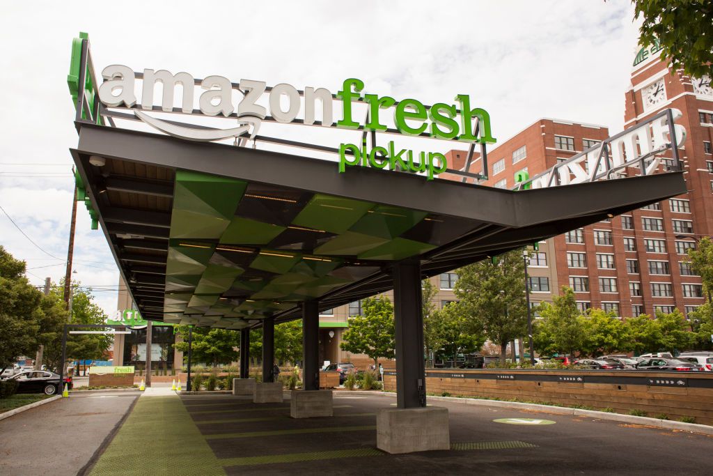 At an Amazon Fresh Pickup location in Seattle<br> (Getty Images)